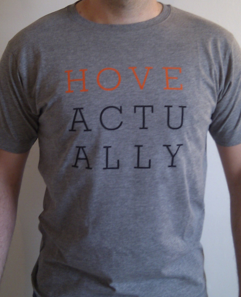 Hove Actually T-Shirt Grey